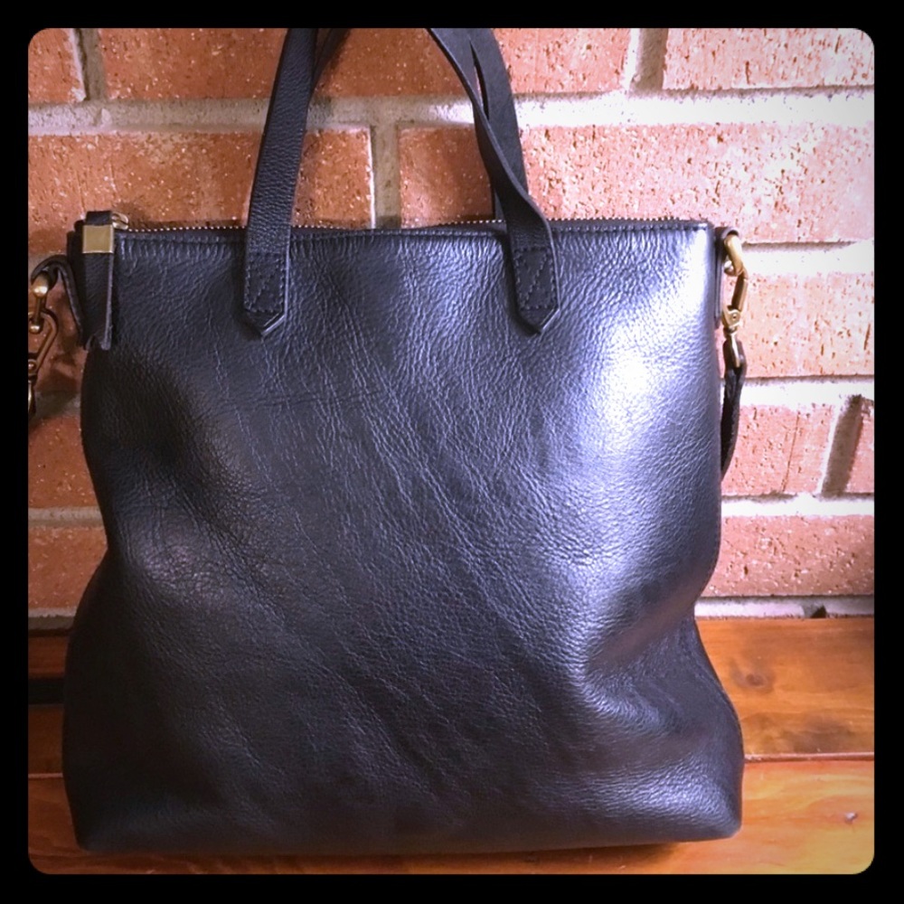 Good condition mini transport madewell black tote